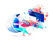 Parallax scrolling